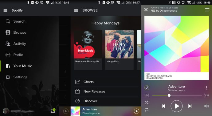 Najlepsze aplikacje na Androida 2015 – Spotify