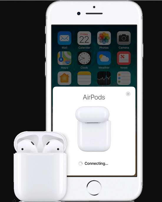 iPhone Com restablir els Airpods