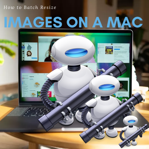 Slik endrer du størrelse på bilder på en Mac