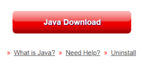 Tlačítko Stáhnout domovskou stránku Java