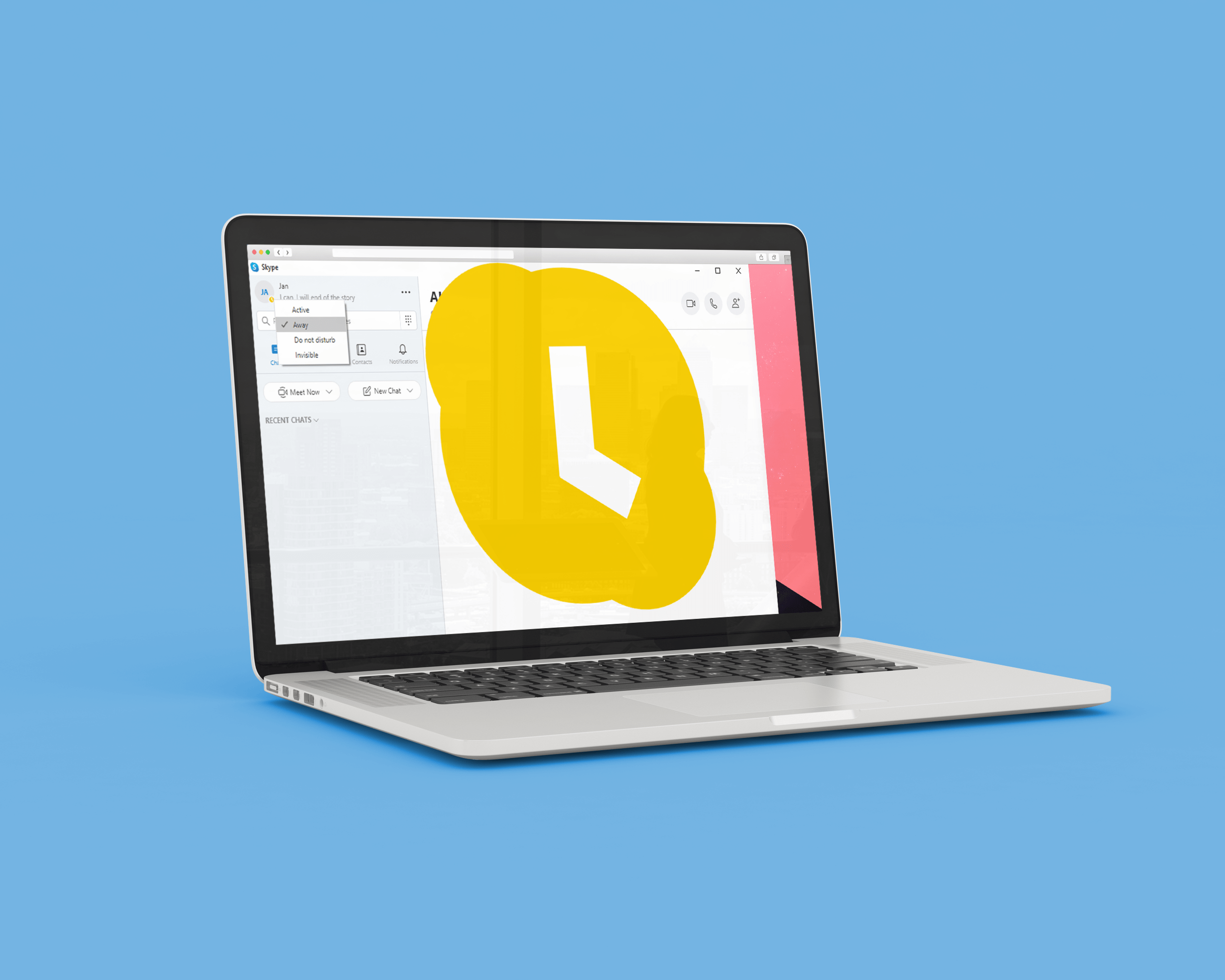 Com configurar un missatge d'absent a Skype