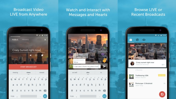 Bedste Android-apps 2015 - Periscope