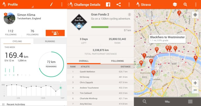 Bedste Android-apps 2015 - Strava