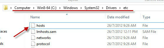 在 windows10 中管理主机文件