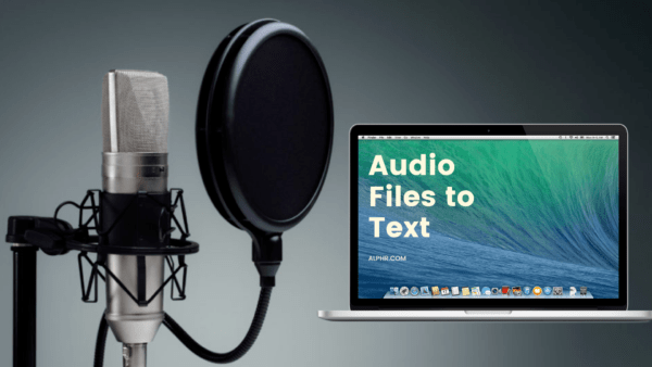 آڈیو فائلوں کو متن میں کیسے تبدیل کریں۔
