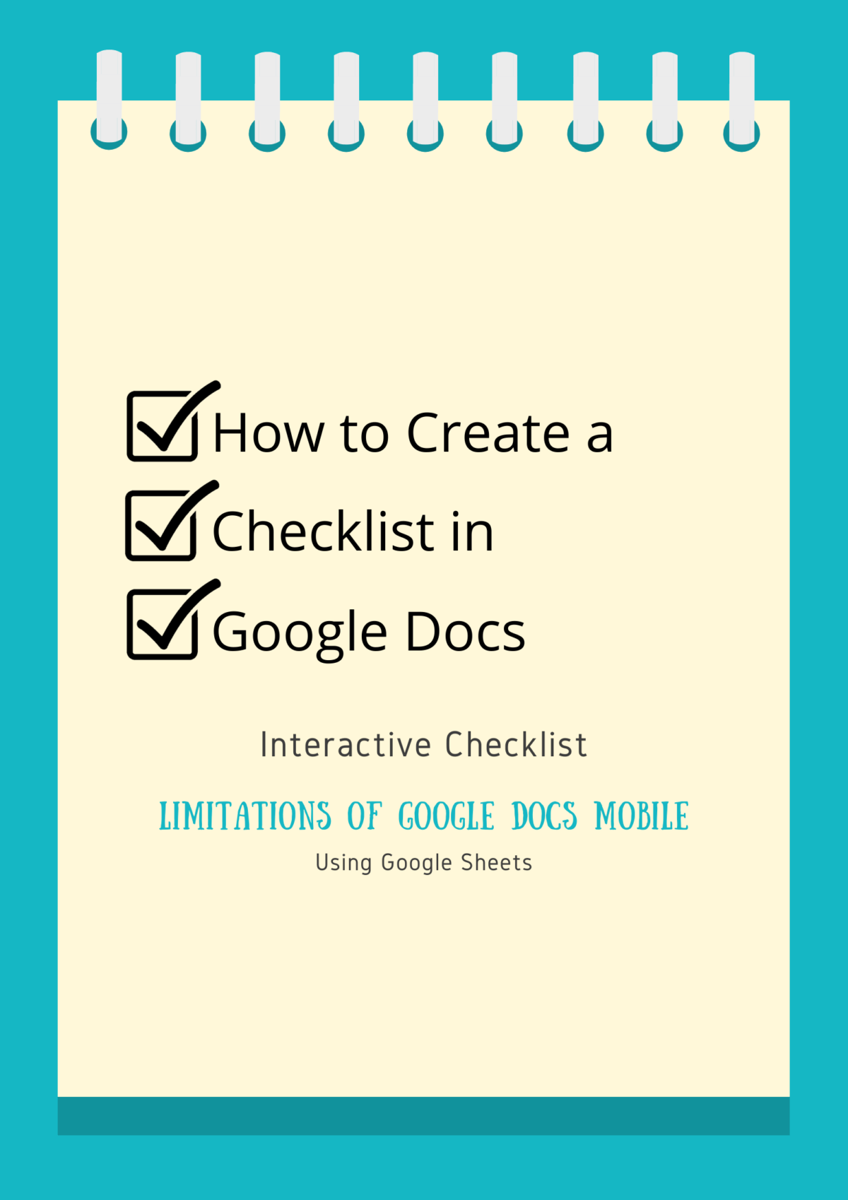 Jak utworzyć listę kontrolną w Dokumentach Google