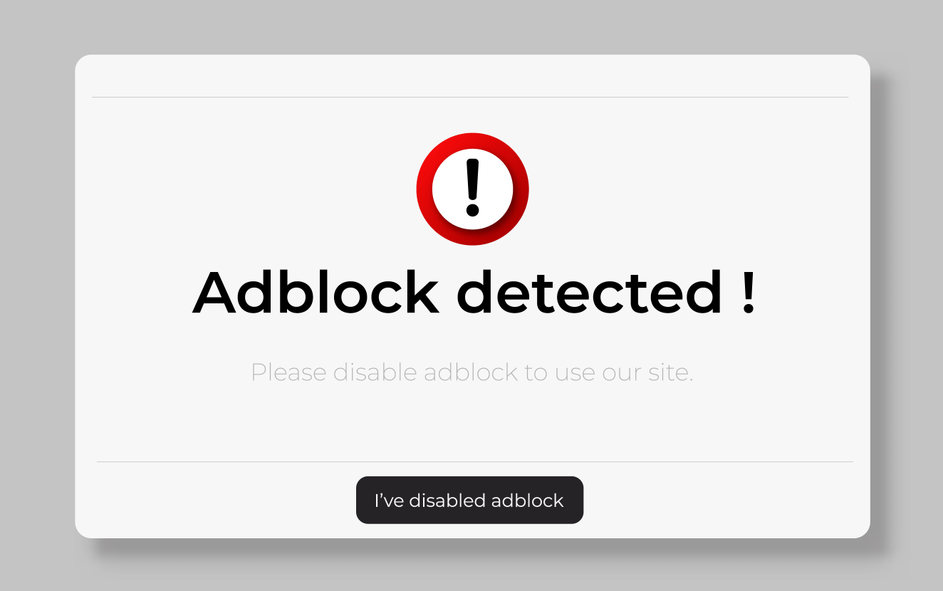 اپنے AdBlocker کو عارضی طور پر یا کسی مخصوص سائٹ کے لیے کیسے غیر فعال کریں۔