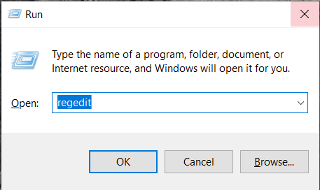 Programa de ejecución de Windows