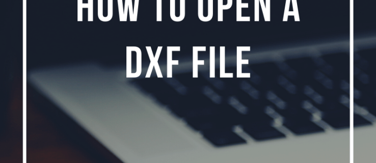 Sådan åbner du en DXF-fil