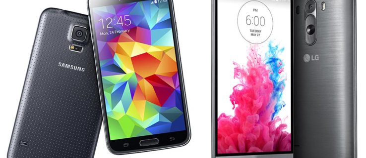 LG G3 vs Samsung Galaxy S5: hva er den beste avanserte smarttelefonen?